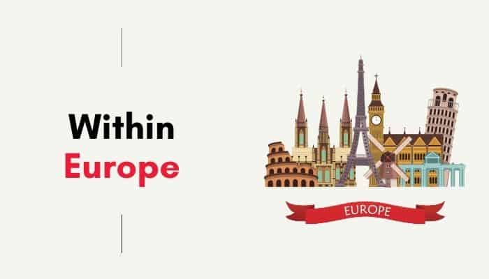 travelling in europe with ee