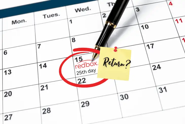 What Happens If You Don't Return A Redbox Movie? 10 can it be returned on 25th day