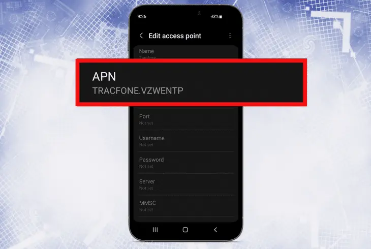 TruConnect Mobile Network Not Available? - Fix Guide 5 update access point names