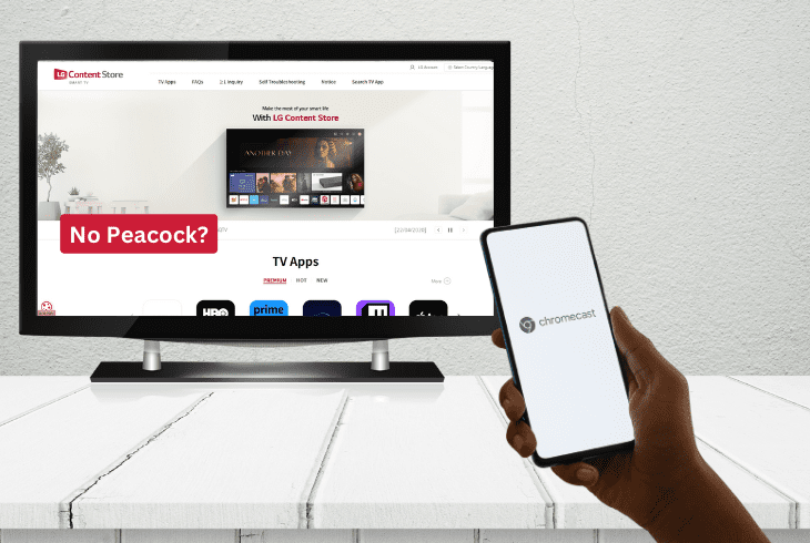 Lg content store discount peacock