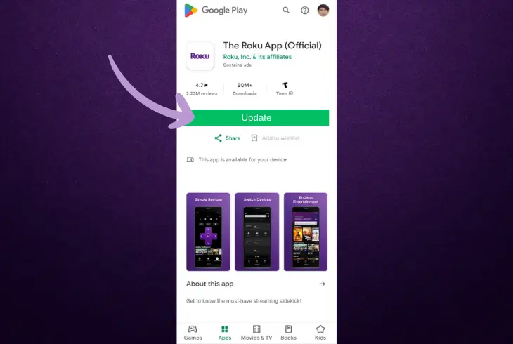 Roku App Won't Find TV? - (Don't Panic! Fix It Fast) 6 update roku app on android