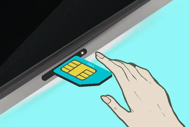 Optus Transfer Number To New SIM Card - (Painless Swap!) 6 insert your replacement sim